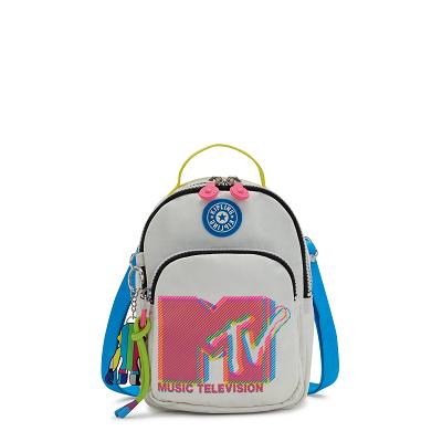 Kipling Alber Reisrugzak Grijs Roze | Ki1382H