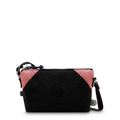 Kipling Art Extra Small Mini Handtas Zwart Roze | Ki1840F