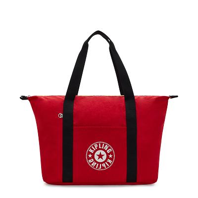 Kipling Art Medium Lite Weekendtas Rood | Ki2024S