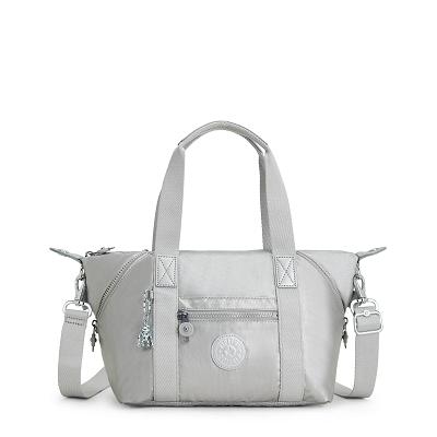 Kipling Art Mini Metallic Tassen Zilver | Ki1808S