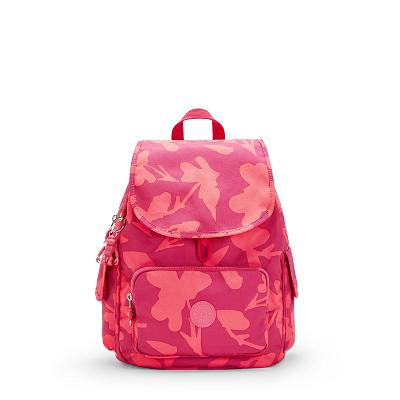 Kipling City Pack Small Rugzak Koraal Bloemen | Ki1231Q