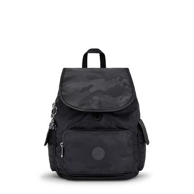 Kipling City Pack Small Rugzak Zwart Camo | Ki1222Z