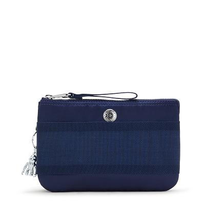 Kipling Creativity Extra Large Make Up Tasje Blauw Strepen | Ki1111J