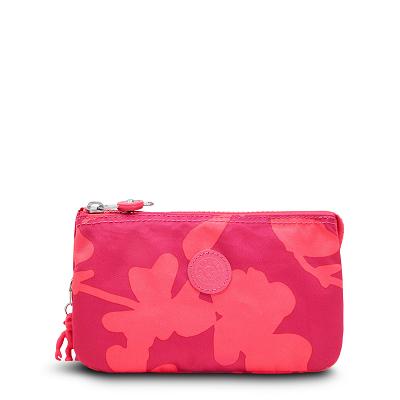 Kipling Creativity Large Make Up Tasje Koraal Bloemen | Ki1129F