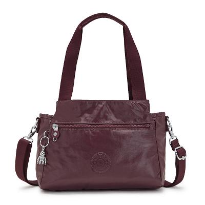 Kipling Elysia Metallic Tassen Bordeaux | Ki1815J
