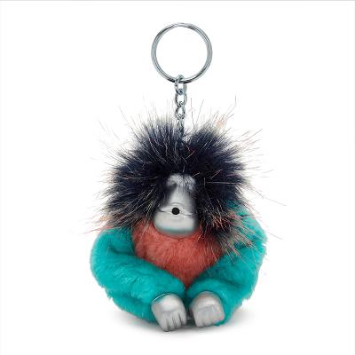 Kipling Fun Hair Sven Sleutelhanger Turquoise | Ki1025W