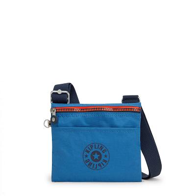 Kipling Gib Crossbody Tas Blauw | Ki1610S