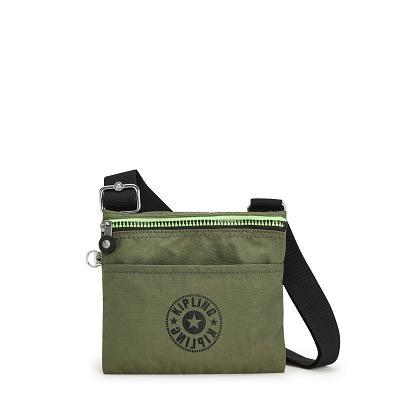 Kipling Gib Crossbody Tas Olijfgroen | Ki1613D