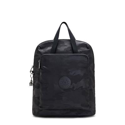 Kipling Kazuki Laptop Rugzak Zwart Camo | Ki1333P