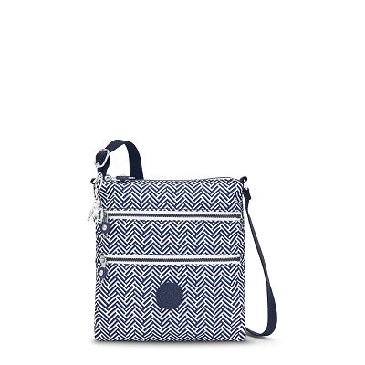Kipling Keiko Mini Handtas Blauw Wit | Ki1889W