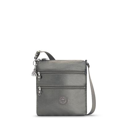 Kipling Keiko Mini Handtas Grijs Metal | Ki1877G