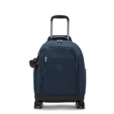 Kipling New Zea Rugzak Met Wieltjes Blauw | Ki1379G