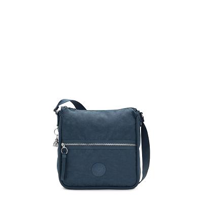 Kipling Oswin Schoudertas Donkerblauw Grijs | Ki1985G