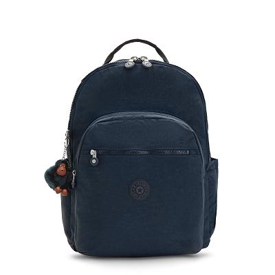 Kipling Seoul Extra Large Schooltas Blauw | Ki2181Y