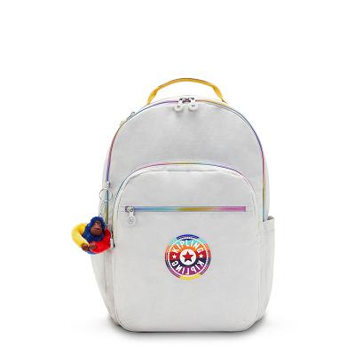 Kipling Seoul Large Schooltas Grijs Gekleurd | Ki2185A