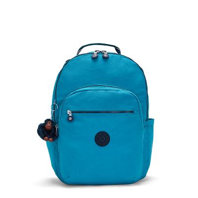Kipling Seoul Large Schooltas Groen | Ki2189D