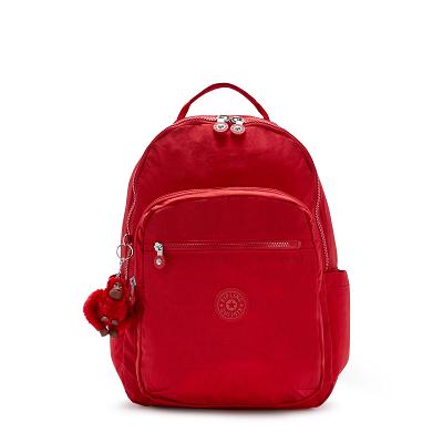 Kipling Seoul Large Schooltas Rood | Ki2193L