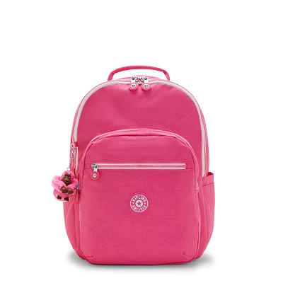 Kipling Seoul Large Schooltas Roze | Ki2190H
