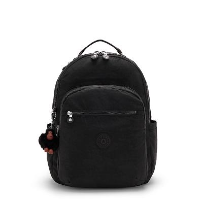 Kipling Seoul Large Schooltas Zwart | Ki2186S