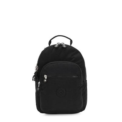 Kipling Seoul Small Schooltas Zwart | Ki2197P
